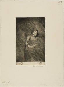 Vanha höpöttäjä tekijältä Théophile Alexandre Pierre Steinlen