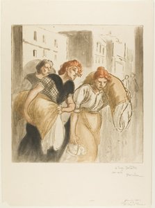 Paluu pesulasta tekijältä Théophile Alexandre Pierre Steinlen