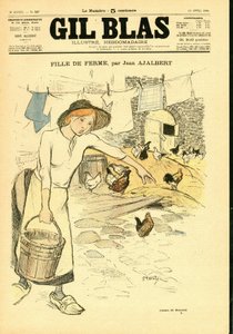 Kansi "" Gil Blas"" tekijältä Théophile Alexandre Steinlen