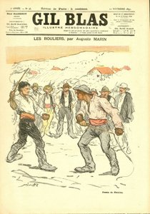 Kansi "" Gil Blas"" tekijältä Théophile Alexandre Steinlen