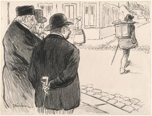 Hän toimii kuin taidemaalari tekijältä Théophile Alexandre Steinlen