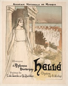 Hellé - Ooppera 4 näytöksessä, 1896. tekijältä Théophile Alexandre Steinlen