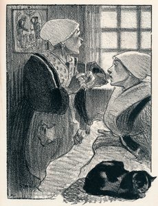 Ranskan naiset naisten lauluista, 1897, 1898 tekijältä Théophile Alexandre Steinlen