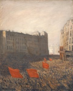 Suosittu mielenosoitus, c. 1903. tekijältä Théophile Alexandre Steinlen