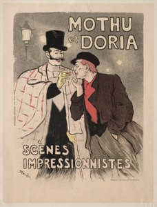 Mothu ja Doria - impressionistisia kohtauksia tekijältä Théophile Alexandre Steinlen