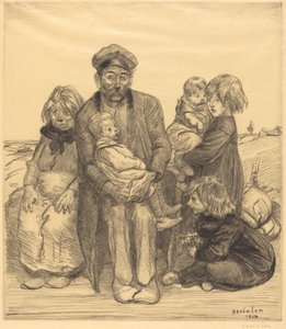 Köyhät ihmiset Köyhät, 1914. tekijältä Théophile Alexandre Steinlen