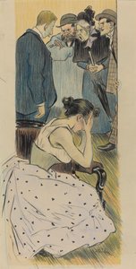 Hänen perhelaulunsa, 1893. tekijältä Théophile Alexandre Steinlen