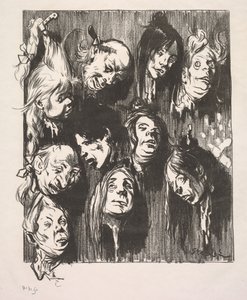 Kymmenen salamurhaa penniä vastaan, 1897. tekijältä Théophile Alexandre Steinlen