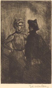 Kohtaaminen (Kotaaminen) tekijältä Théophile Alexandre Steinlen