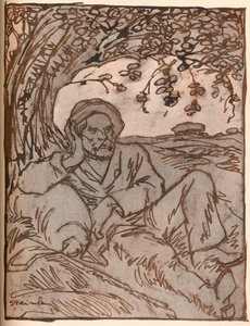 Vagabond, c1879-1914, 1914 tekijältä Théophile Alexandre Steinlen