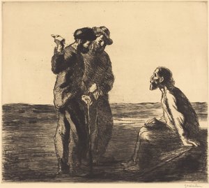 Kolme seuralaista tekijältä Théophile Alexandre Steinlen