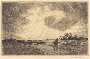 Ukkosmyrsky tekijältä Théophile Alexandre Steinlen