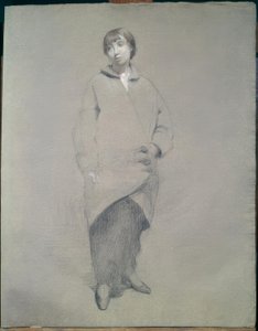 Nuori nainen takissa tekijältä Théophile Alexandre Steinlen