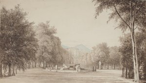 Villa Realen (nykyisin Villa Nazionalen) välillä Napolissa