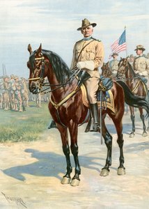 Kenraalimajuri Wesley Merritt, U.S.A. tekijältä Thure de Thulstrup