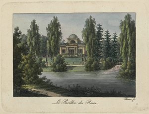 Ruusupaviljonki Pavlovsk Parkissa, 1810-luku.