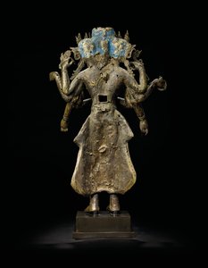 Ekadashalokeshvara-patsas tekijältä Tibetan School