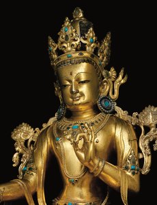 Avalokiteshvaran keisarillinen hahmo tekijältä Tibetan School