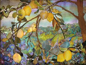 Favrile mosaiikkipaneeli, n. 1910
