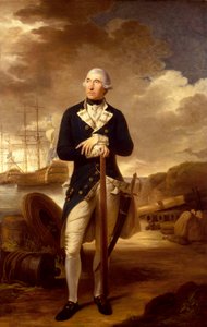 kontra-amiraali Richard Kempenfelt (1718-1782) tekijältä Tilly Kettle