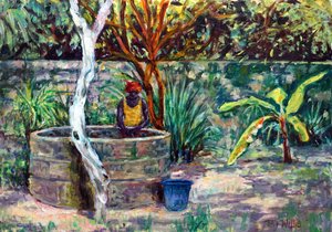 The Garden Well, 2017, öljy tekijältä Tilly Willis