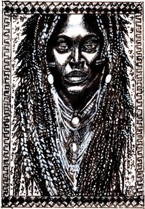 Afrikkalaisten rastat -muotokuva