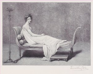 Madame Recamier, 1909, 1909. tekijältä Timothy Cole