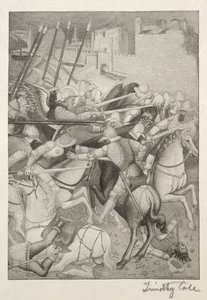 Vanhat italialaiset mestarit: Pyhän Efesoksen taistelu Sardinian pakanoita vastaan, 1888-1892. tekijältä Timothy Cole