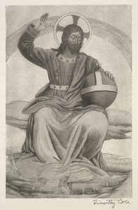 Vanhat italialaiset mestarit: Christ Enthroned, 1888-1892. tekijältä Timothy Cole