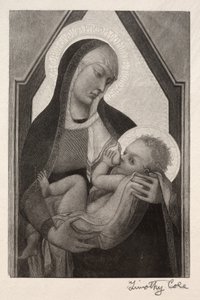 Vanhat italialaiset mestarit: Madonna ja lapsi, 1888-1892. tekijältä Timothy Cole