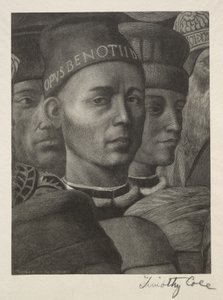 Vanhat italialaiset mestarit: Benozzo Gozzolin muotokuva, 1888-1892. tekijältä Timothy Cole