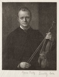 Vanhat italialaiset mestarit: Muotokuva Timothy Cole Miehestä viululla, 1892.