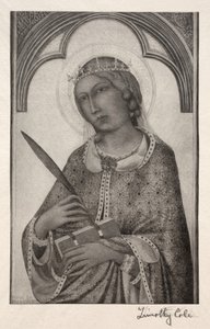 Vanhat italialaiset mestarit: Pyhä Katariina Aleksandrialainen, 1888-1892. tekijältä Timothy Cole
