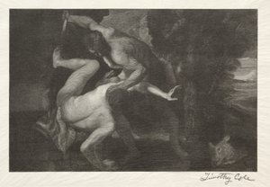 Vanhat italialaiset mestarit: Abelin kuolema, 1892. tekijältä Timothy Cole