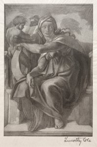 Vanhat italialaiset mestarit: Delphian Sibyl, 1890. tekijältä Timothy Cole