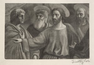 Vanhat italialaiset mestarit: The Tribute Money, 1888-1892. tekijältä Timothy Cole