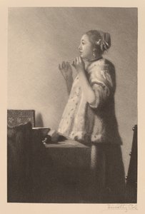 Helmikaulakoru tekijältä Timothy Cole after Johannes Vermeer