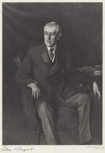 Woodrow Wilson tekijältä Timothy Cole after John Singer Sargent