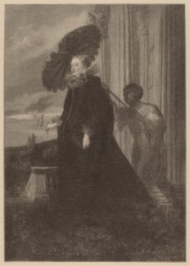 Marchesa Elena Grimaldi, markiisi Nicola Cattaneon vaimo tekijältä Timothy Cole after Sir Anthony van Dyck