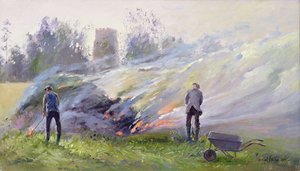 Syksyinen kokko tekijältä Timothy Easton