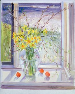 Pajun oksia Narcissuksen kanssa tekijältä Timothy Easton