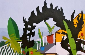Sisäänkäynti, 2006, öljy kankaalle tekijältä Timothy Nathan Joel