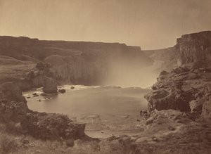 Shoshone Falls, Snake River, Idaho,1874 (kuva) tekijältä Timothy O