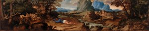 Nukkuva paimen tekijältä Titian (Tiziano Vecellio)