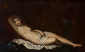 Sleeping Venus, n. 1510-76 (öljy kankaalle)