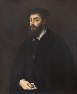 Kaarle V, Tiziano Vecellion mukaan (öljy kankaalle)