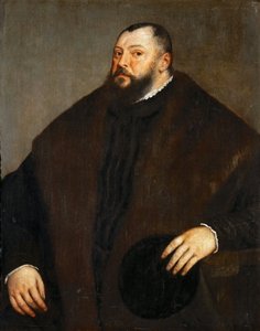 Jean Frederic I de Saxe - Johannes Frederick I (1503-1554), Saksin - Tizianin vaaliruhtinas (1488-1576). Öljy kankaalle, c. 1550. Mitat : 103,5x83 cm. Taidehistoriallinen museo, Vienne tekijältä Tiziano Vecelli