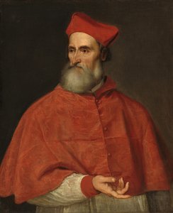 Kardinaali Pietro Bembon muotokuva, n. 1540 (öljy kankaalle) tekijältä Tiziano Vecelli
