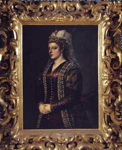 Caterina Coronaron muotokuva 1542 tekijältä Tiziano Vecelli