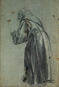 Tutkimus Pyhän Franciscuksen esittämiseksi (hiili) tekijältä Titian (c.1488 1576)